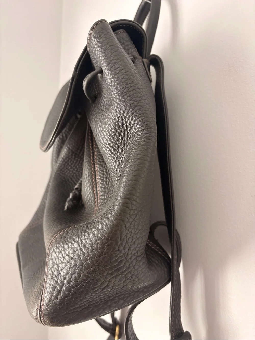 Vintage Coach Backpack Black Pebbled LeatherSonoma 4911 Dustbag EUC
